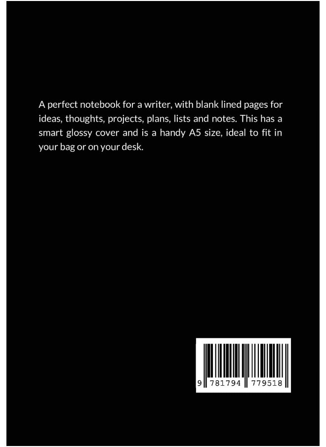 Writer's Notebook: For All Your Projects, Plans, Lists And Notes  - Image 2