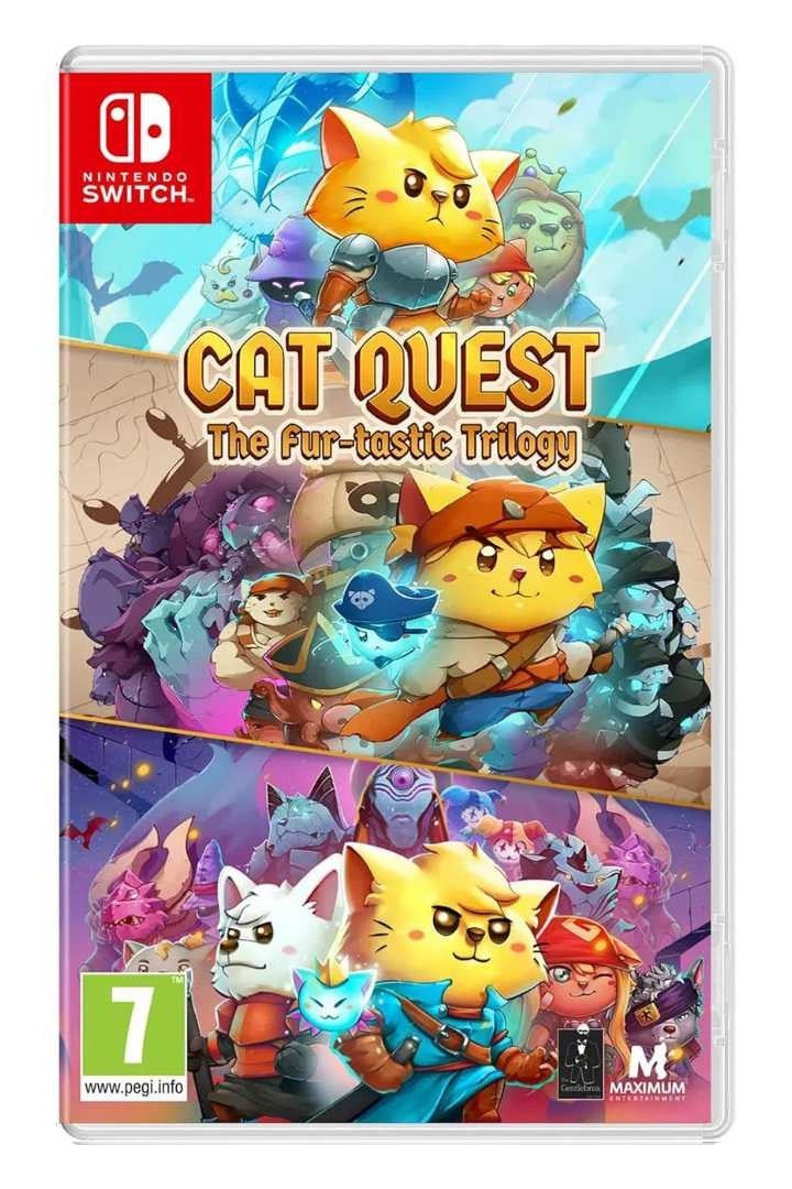 SWITCH 0 Cat Quest: The Fur-tastic Trilogy Nintendo Switch — Complete Action-RPG Adventure Collection - Image 1