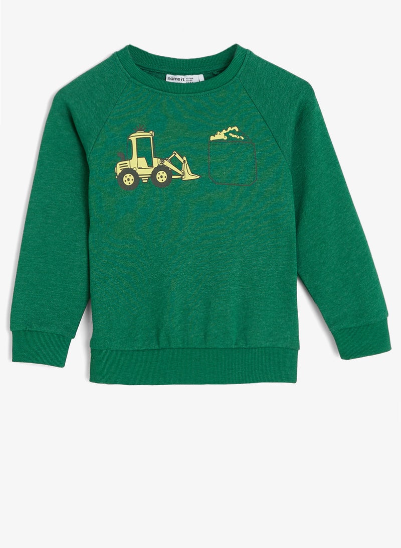 NAME IT Kids Long Sleeve Regular Fit Sweatshirt - Image 1