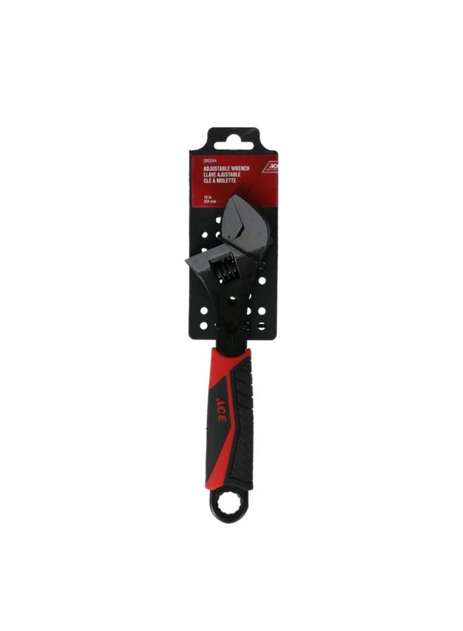 ACE Adjustable Wrench Red and Black 10inch  - Image 1