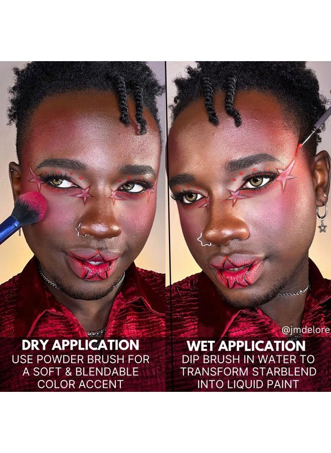mehron - Makeup StarBlend Cake Makeup | Wet/Dry Pressed Powder | Powder Foundation | Light Grey Face Paint & Body Paint 2 oz (56g) - Image 1
