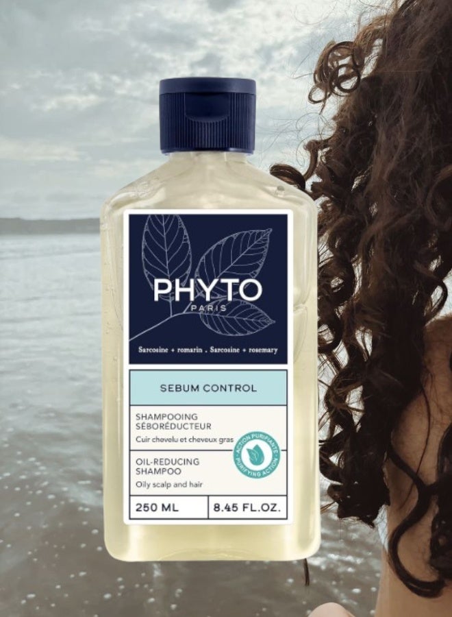 Phyto 4 Pieces Phyto Sebum Control Oil Reducing Shampoo 250ML - Image 2