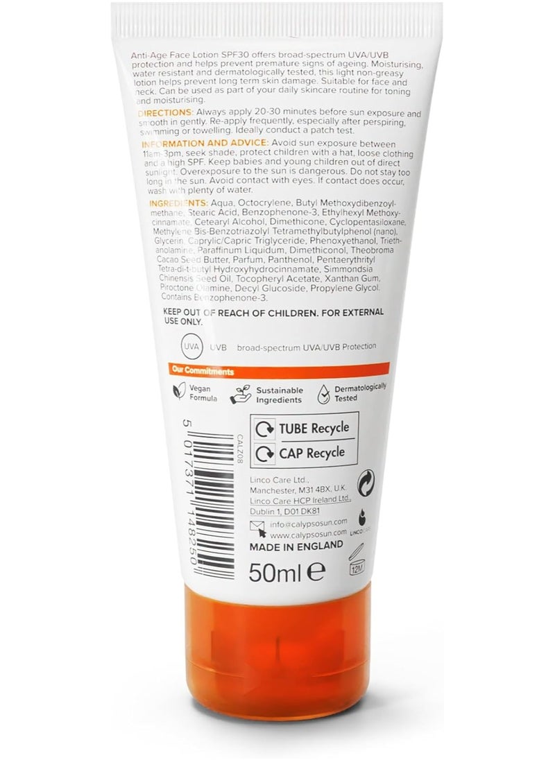 CALYPSO SPF 30 Facial Sun Protection Cream 50 Ml  - Image 3