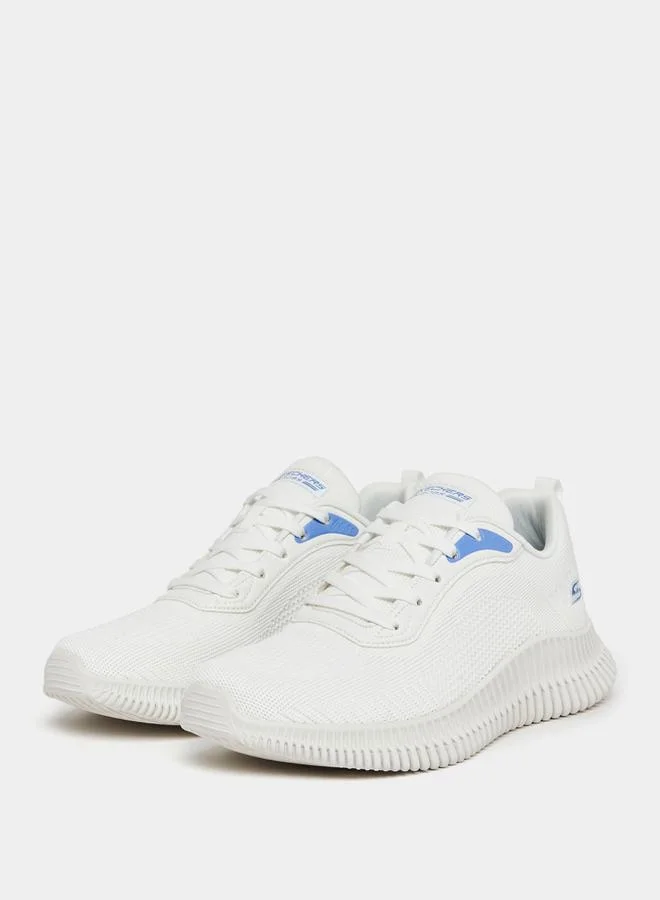 SKECHERS BOBS Geo Stretch Lace Shoes