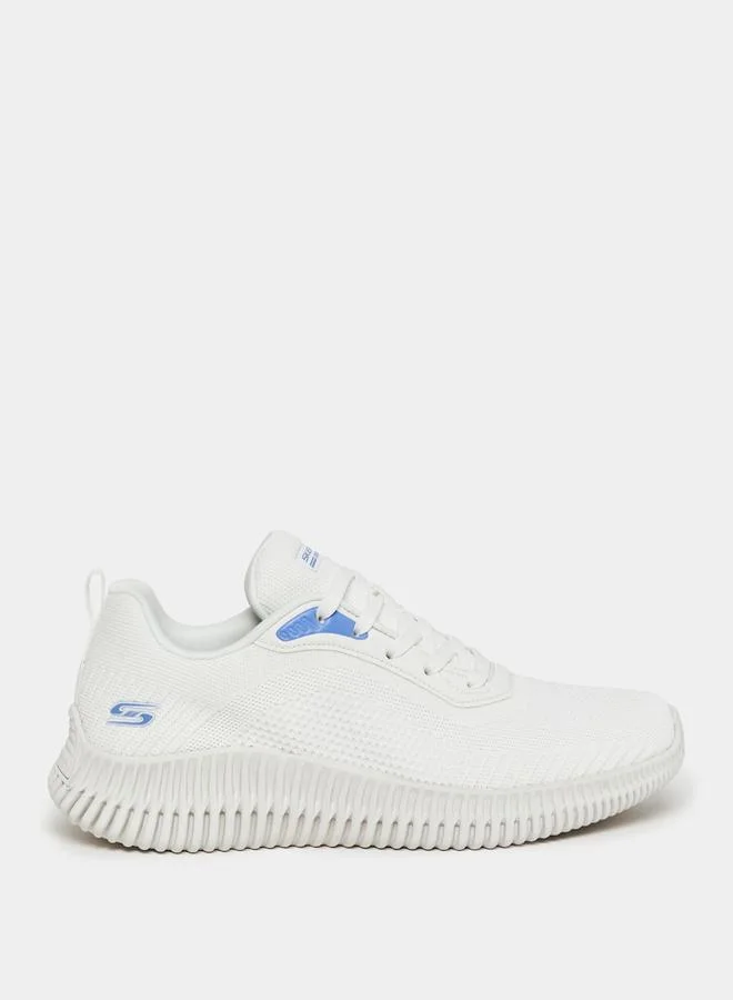 SKECHERS BOBS Geo Stretch Lace Shoes
