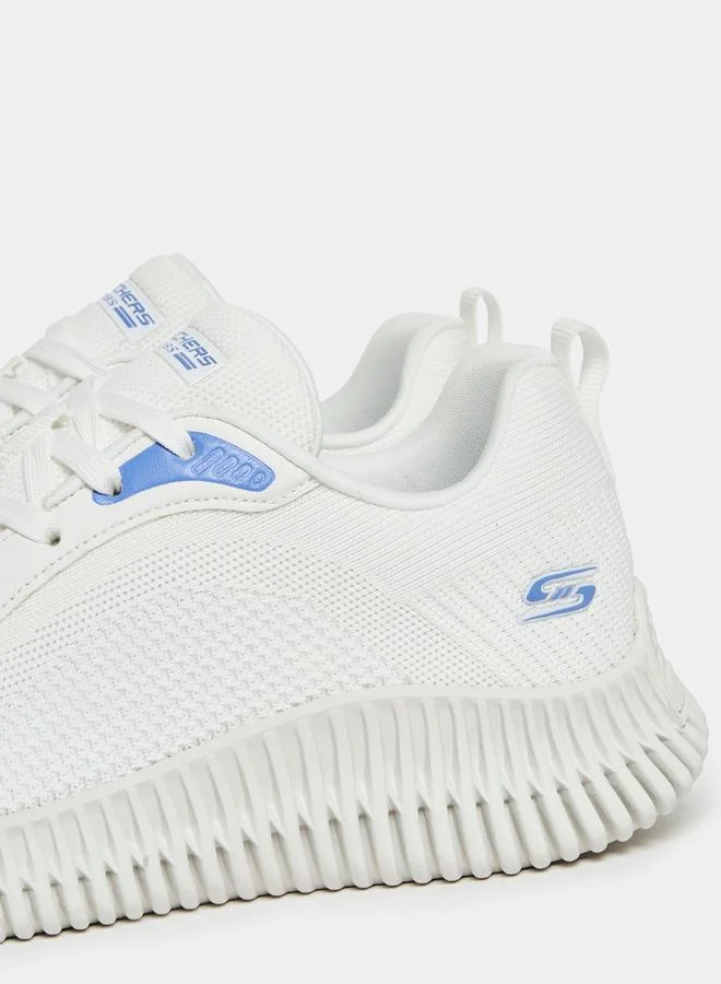 SKECHERS BOBS Geo Stretch Lace Shoes