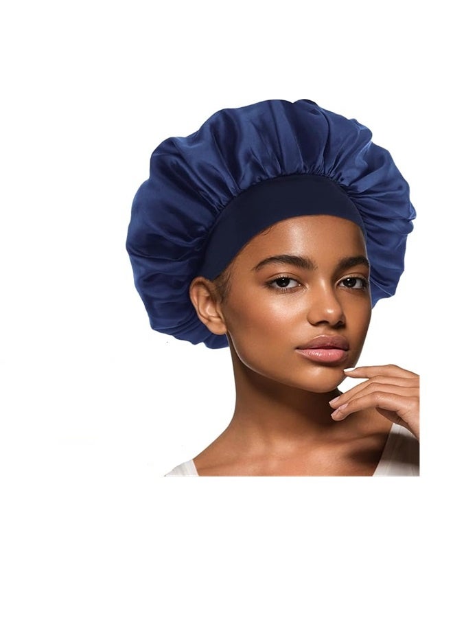 الرجال الحرير قبعة ، قبعة الساتان ، حزام مطاطي الحرير قبعة النوم - Image 2