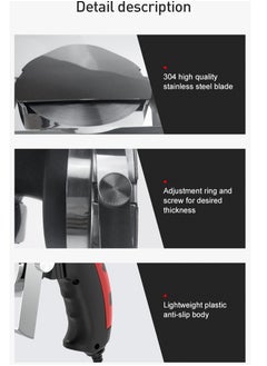 Joyelink Commercial Middle Eastern Kebab Slicer with 2 Blades 80W Professional Turkish Kebab Knife, 60kg per hour for Home or Restaurant  - Image 5