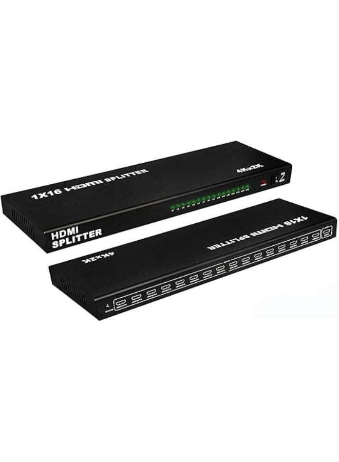 Microware 1x16 HDMI Splitter – Powered 1 Input to 16 Outputs – Supports 4Kx2K, 3D, Full HD 1080P – Includes Power Adapter – Compatible with HDTV, Blu-ray Player, Sky HD, PS3, PS4, STB - Image 3