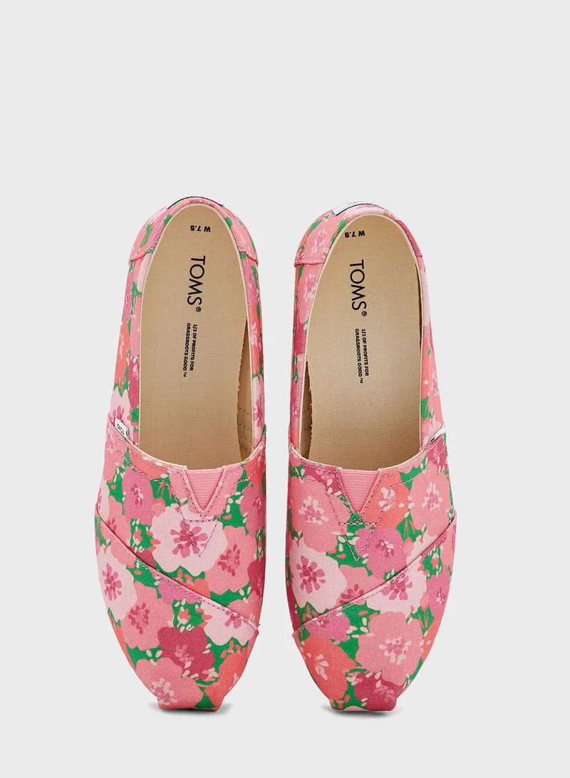 TOMS Alpargata Flats Slip Ons