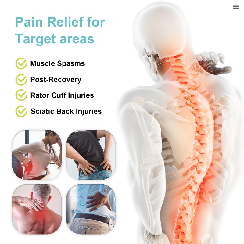 Relief Expert XXL Full Back Ice Pack Wrap, (13â€x21â€) - Reusable Ice Wrap for Back Discomfort and Musclar Fatigue- Cold Compress Therapy Gel Cold Pack for Full Body, Hip Leg - Blue - Image 2