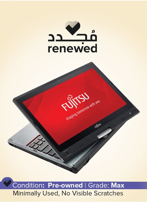 Renewed - Lifebook T725 2in 1 Laptop With 12.5-Inch  Touch Screen Display,Core i5-5300U/5th Gen/8GB RAM/256GB SSD/Windows 10
