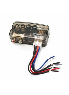 Car Audio Converter, With Delay Function Adjustable High to Low Frequency Converter Audio Amplifier 12V