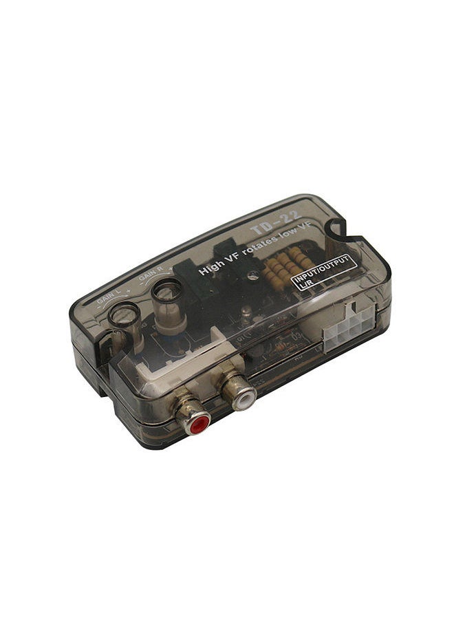 Generic - Car Audio Converter, With Delay Function Adjustable High to Low Frequency Converter Audio Amplifier 12V - Image 1