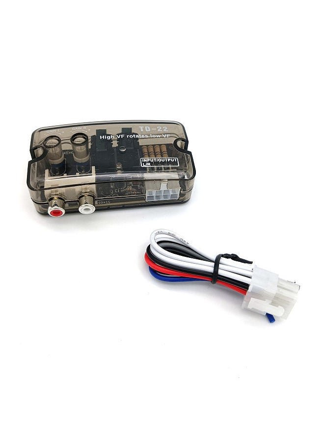 Generic - Car Audio Converter, With Delay Function Adjustable High to Low Frequency Converter Audio Amplifier 12V - Image 1