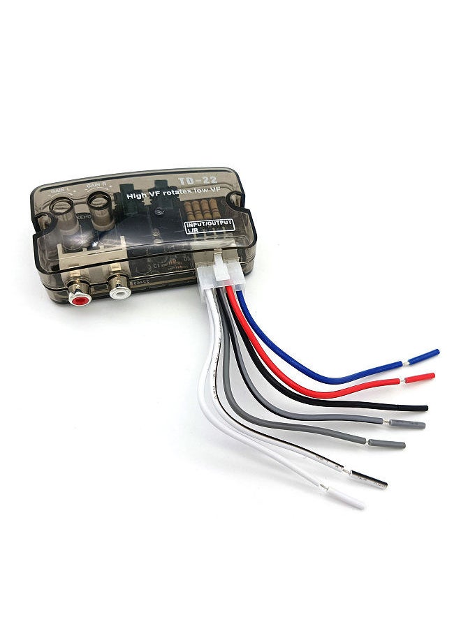Generic - Car Audio Converter, With Delay Function Adjustable High to Low Frequency Converter Audio Amplifier 12V - Image 1