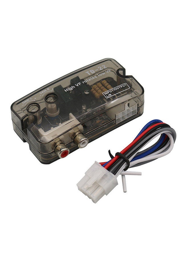 Generic - Car Audio Converter, With Delay Function Adjustable High to Low Frequency Converter Audio Amplifier 12V - Image 1