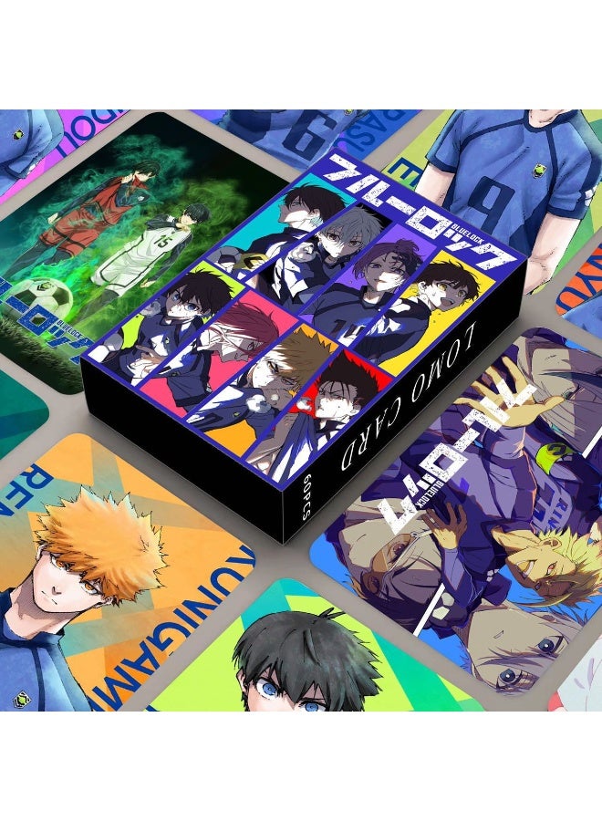 NIBEMINENT 30 Pcs Cartoon BLUE LOCK Double-sided Lomo Cards Card For Fans Collection Gifts - Image 1