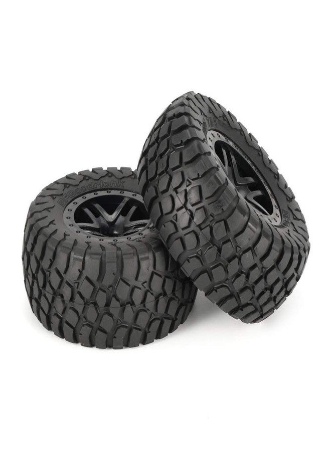 Miuezuth 4PCS Short Course RC Truck Tires & Wheels - Miuezuth Ultra Soft 110mm 1/10 Tire for Traxxas HSP Tamiya HPI Kyosho RC Model Car Off-road Truck Crawler Racing RC Car Model - Image 3