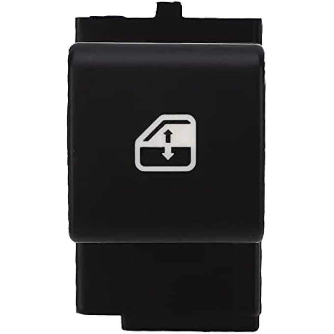 كينسو غطاء زر مفتاح نافذة السيارة، غطاء زر مفتاح نافذة السيارة الرئيسي، بديل بلاستيك ABS لسيارة جران توريزمو 2007-2014 - Image 1