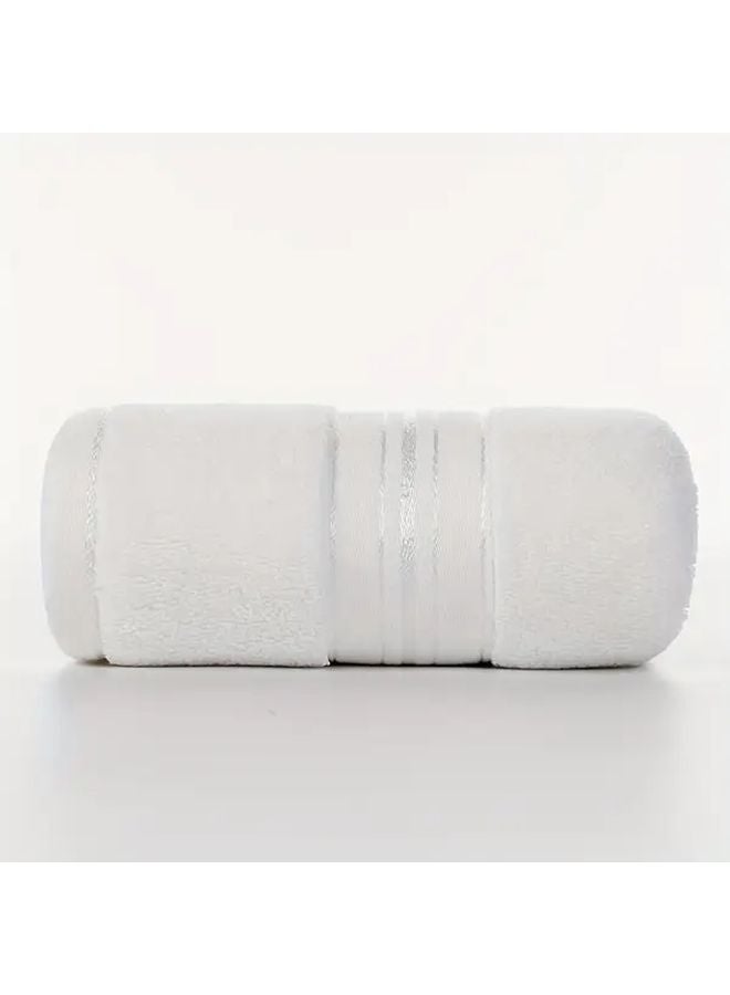 White Ultra Soft Quick Dry Absorbent Lightweight Bath Towel for Home Hotel Spa - Image 1