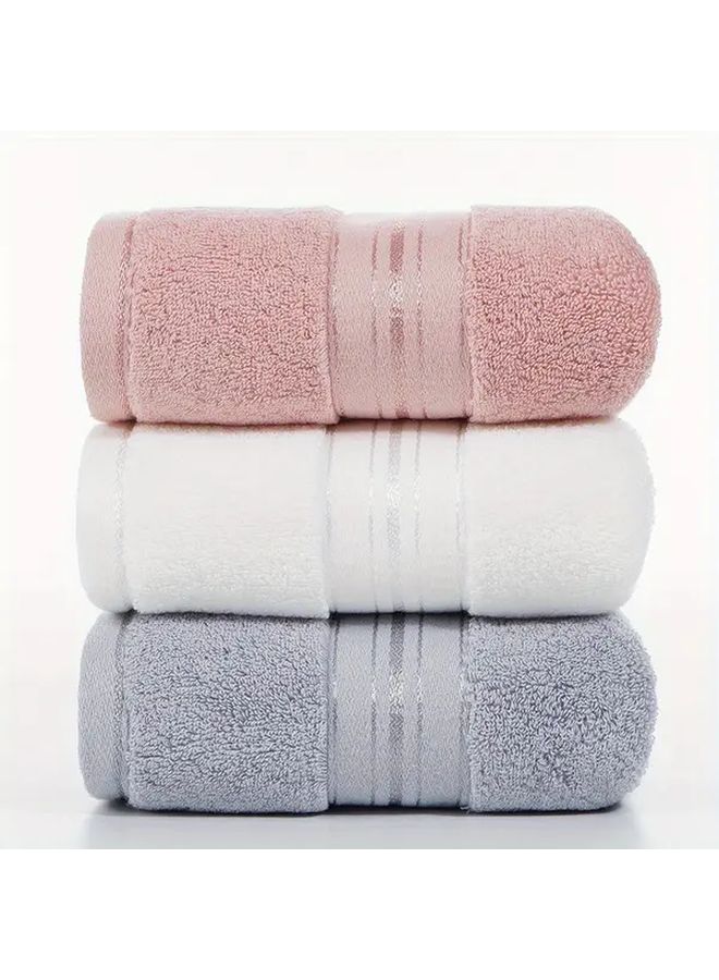 White Ultra Soft Quick Dry Absorbent Lightweight Bath Towel for Home Hotel Spa - Image 4