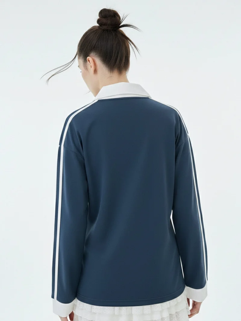 أوجيدر Teal Casual  Crew-Neck T-Shirt Featuring Bold Front Graphics