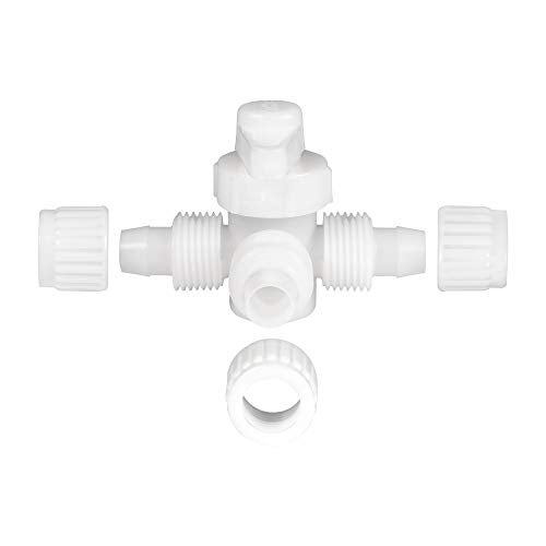RecPro RV Plumbing Hardware | 06910 | 3-Way 1/2" Compression Fitting Directional/Bypass Valve | Pex Pipe/Tubing Fittings (2 Fittings) - Image 4