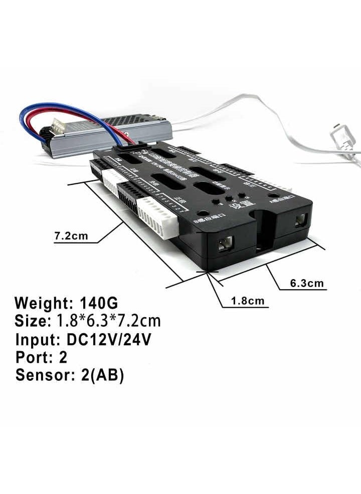 Auslese Auslese LED Motion Sensor 32 Channels Stair Light Controller Automatic Step Controller Adjustable Brightness for Indoor Under Stair Lighting  - Image 4