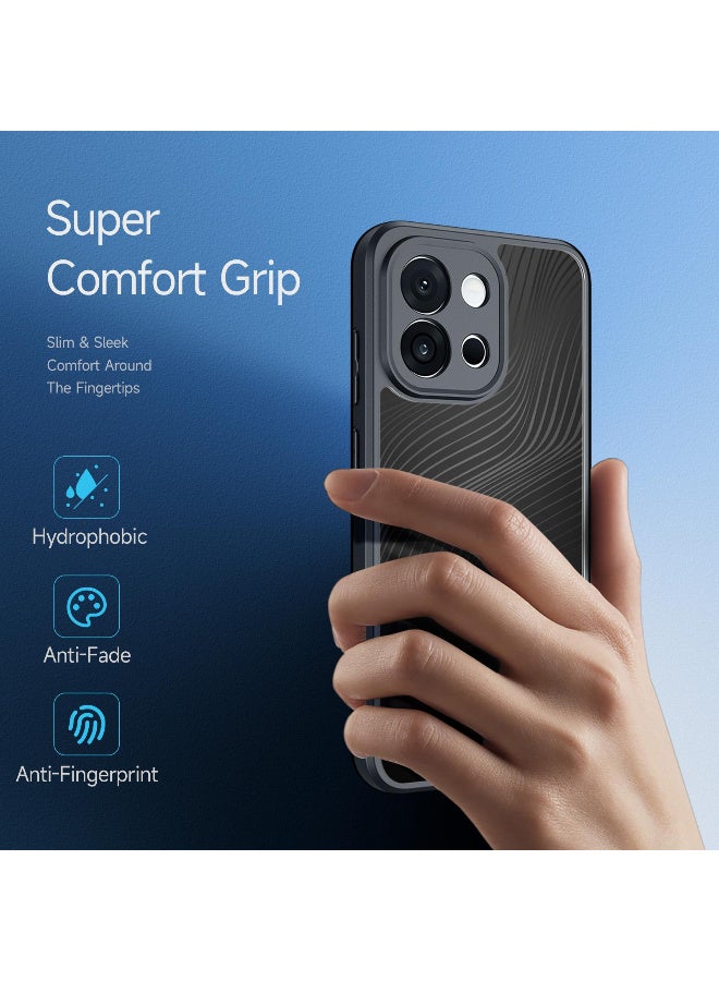 DUX DUCIS Aimo Cover for the OnePlus 13T/13s Mobile phone slim, transparent matte cover made of TPU, polycarbonate, polypropylene, silicone - black - Image 3