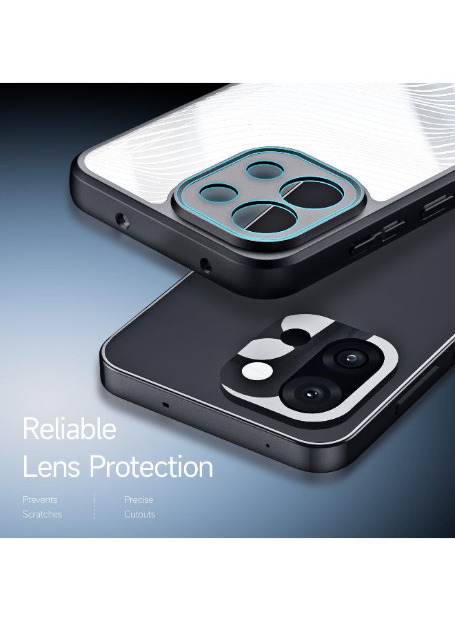 DUX DUCIS Aimo Cover for the OnePlus 13T/13s Mobile phone slim, transparent matte cover made of TPU, polycarbonate, polypropylene, silicone - black - Image 4