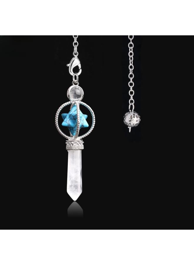 Csja A Generation Of Merkaba Six-pointed Star Pendant Spirit Pendant Rotatable Merkaba Jewelry F770
