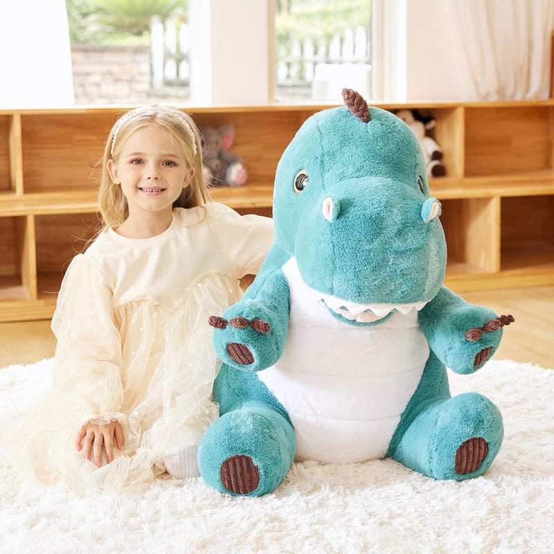 EARTHSOUND Giant Dinosaur Stuffed Animal Plush ToyLarge Jumbo 23 Cute Soft ToysBig Size Huge Fluffy Plushy Oversized Fat PlushieGifts for Kid - Image 3