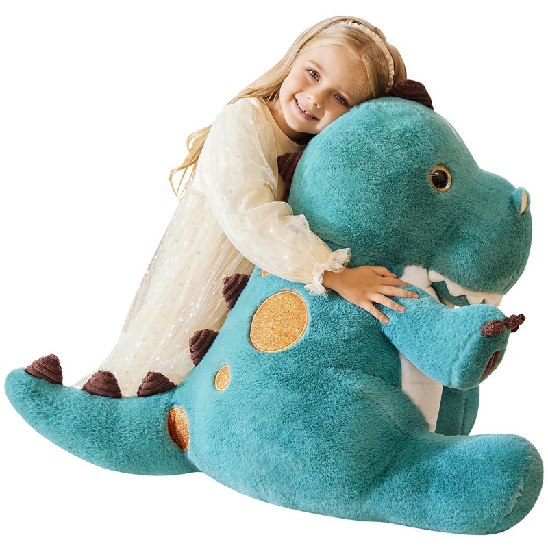 EARTHSOUND Giant Dinosaur Stuffed Animal Plush ToyLarge Jumbo 23 Cute Soft ToysBig Size Huge Fluffy Plushy Oversized Fat PlushieGifts for Kid - Image 2