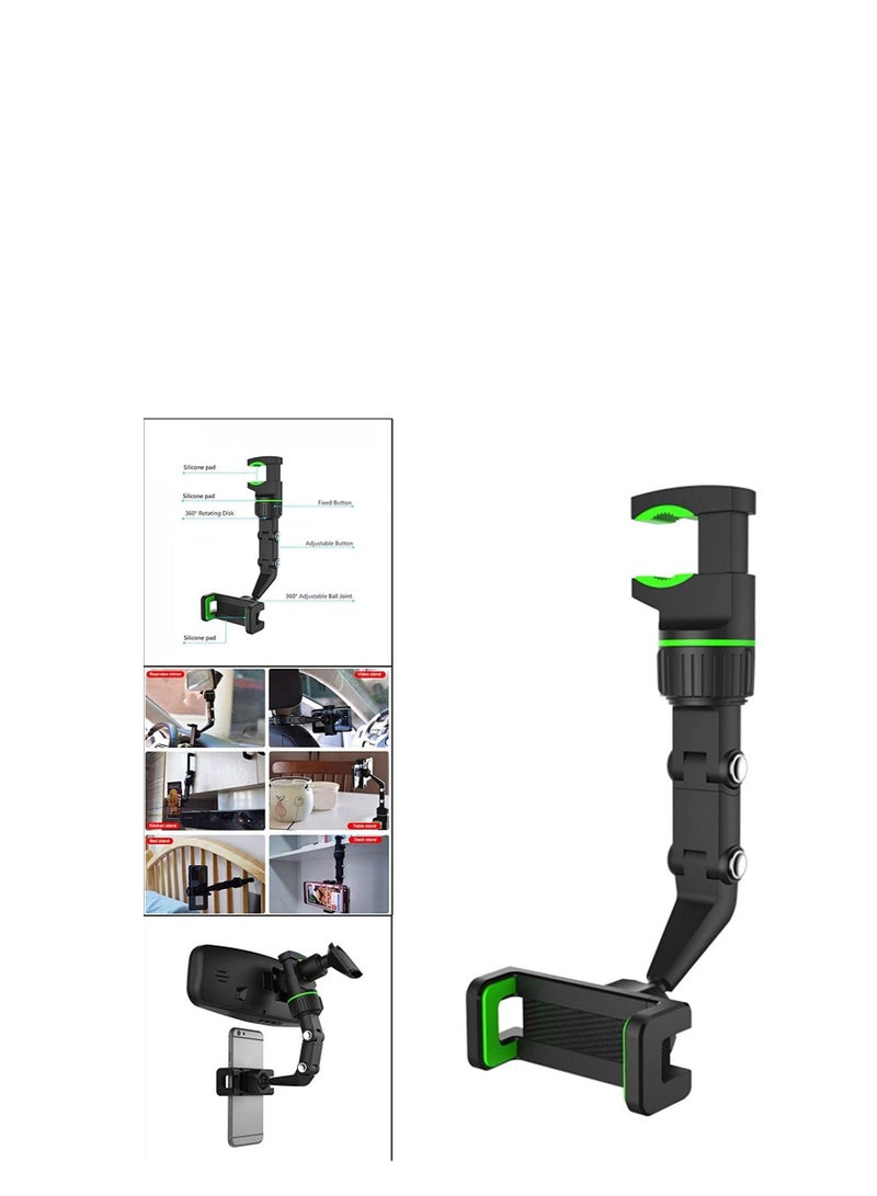 ACLIX Universal Clip Cellphone Holder Green/Black - Image 2