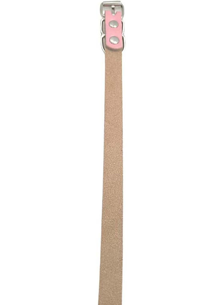 Petsary Classic Genuine Leather Dog Collar Soft Wide Heavy Duty Collars with Durable Metal Hardware D-Ring Dog Collar : leather - Image 3