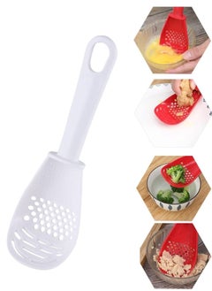 Generic Multifunctional Kitchen Spoon Used in Rooms for Mashing Filtering and Grating (White)  - Image 1