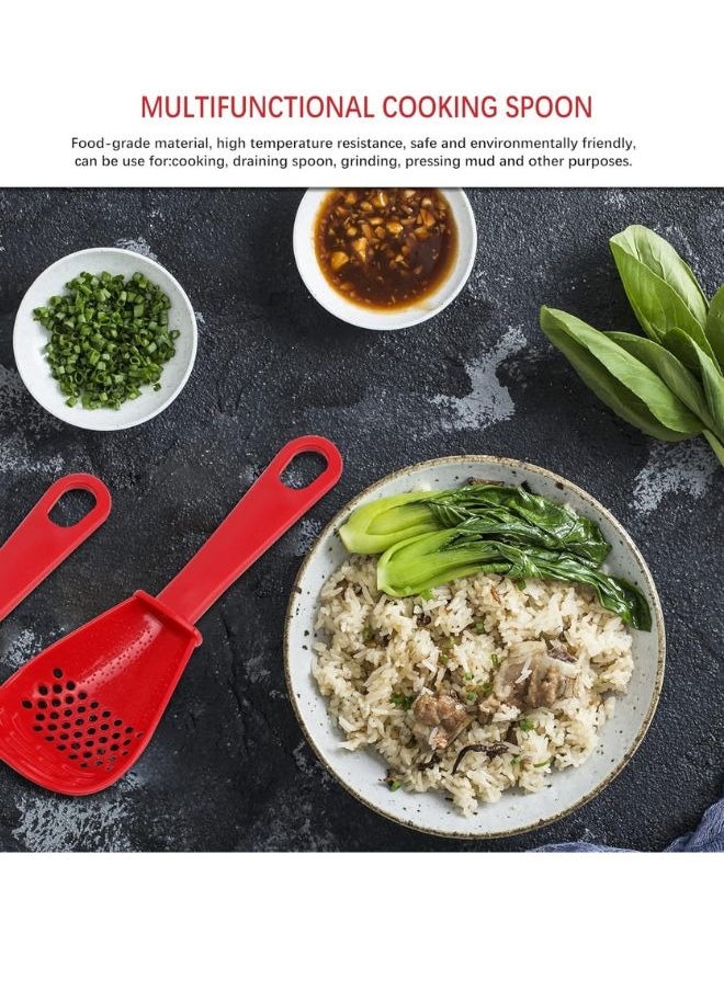 Generic Multifunctional Kitchen Spoon Used in Rooms for Mashing Filtering and Grating (White)  - Image 4
