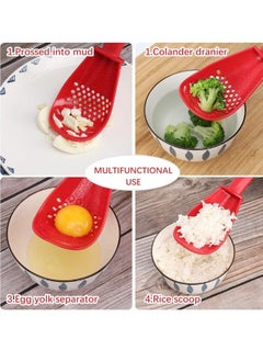 Generic Multifunctional Kitchen Spoon Used in Rooms for Mashing Filtering and Grating (White)  - Image 3