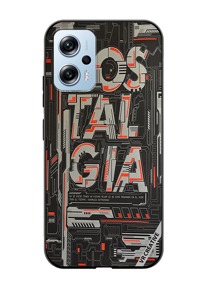 VR CREATIVE Protective Case Cover For Xiaomi Poco X4 GT Nostalgia Design Multicolour - Image 1