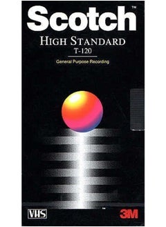 Scotch  High Standard T-120 Blank VHS Tape 