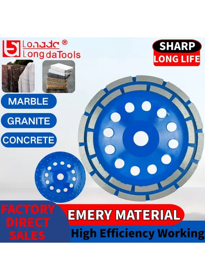 7 Inch Double Row Diamond Grinding Wheel For Concrete Cement Masonry Tile Marble Granite - Image 4