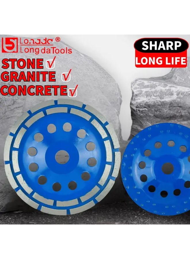 7 Inch Double Row Diamond Grinding Wheel For Concrete Cement Masonry Tile Marble Granite - Image 5