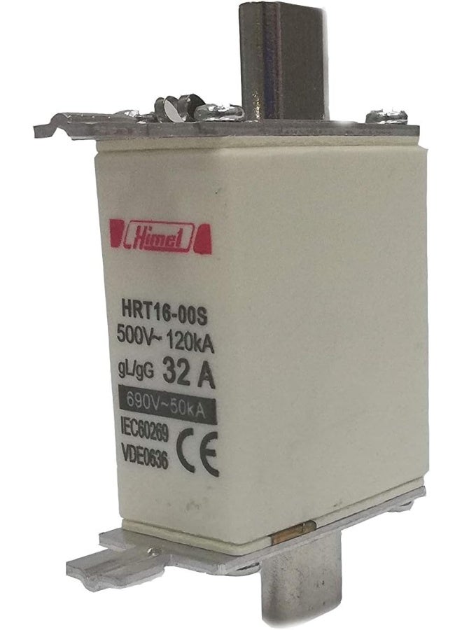 NH00 Fuse - HRC Fuse 32A 500V 120kA - Himel Fuse - HRT16000S32