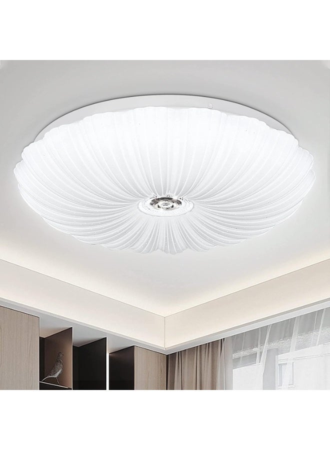 AL THURAYAT Ceiling light LED 40cm with modern design, 3 colors for lighting. This LED ceiling light has flower-like design and is suitable for bedrooms, living rooms, dining rooms, and kitchens. - Image 4