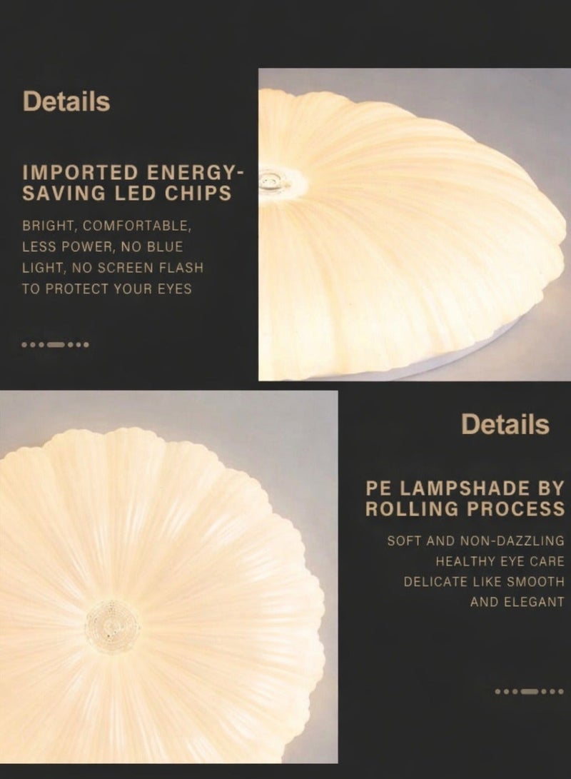 AL THURAYAT 40cm Modern LED Ceiling Light – 3 Color Temperature (Warm/Natural/Cool) for Bedroom, Living Room & Kitchen - Image 5