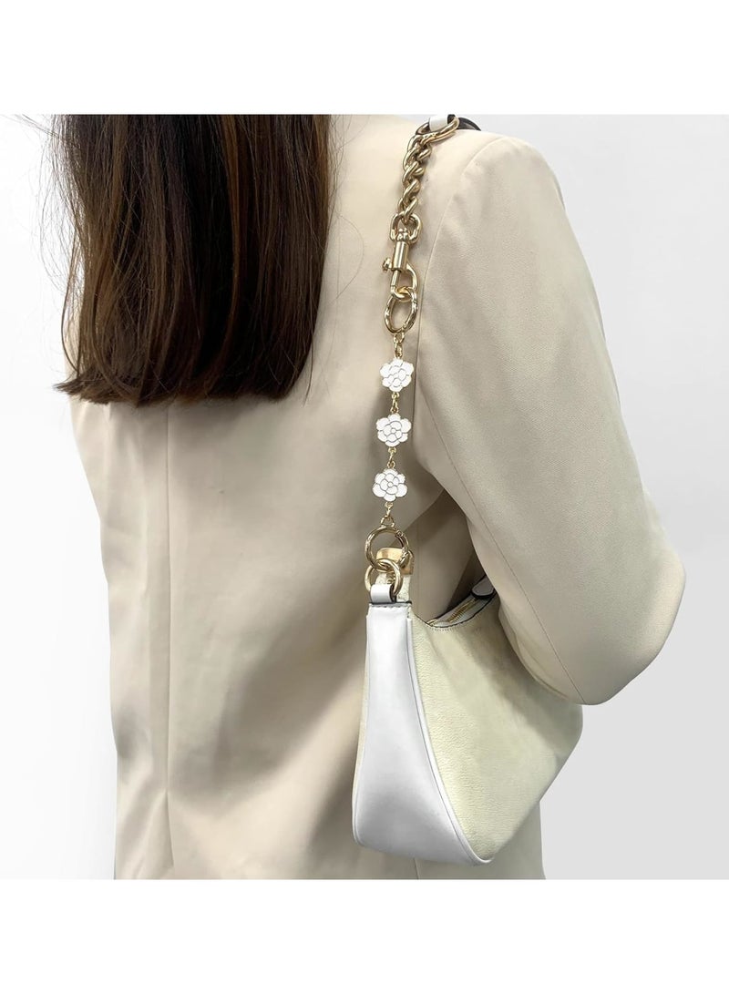 SOLARAE ملحقات حزام المحفظة، 2 قطعة حزام بطول 5.9 بوصة لملحقات حقيبة الكتف وحقيبة الصليب، بديل لحزام الحقيبة (أبيض) - Image 2