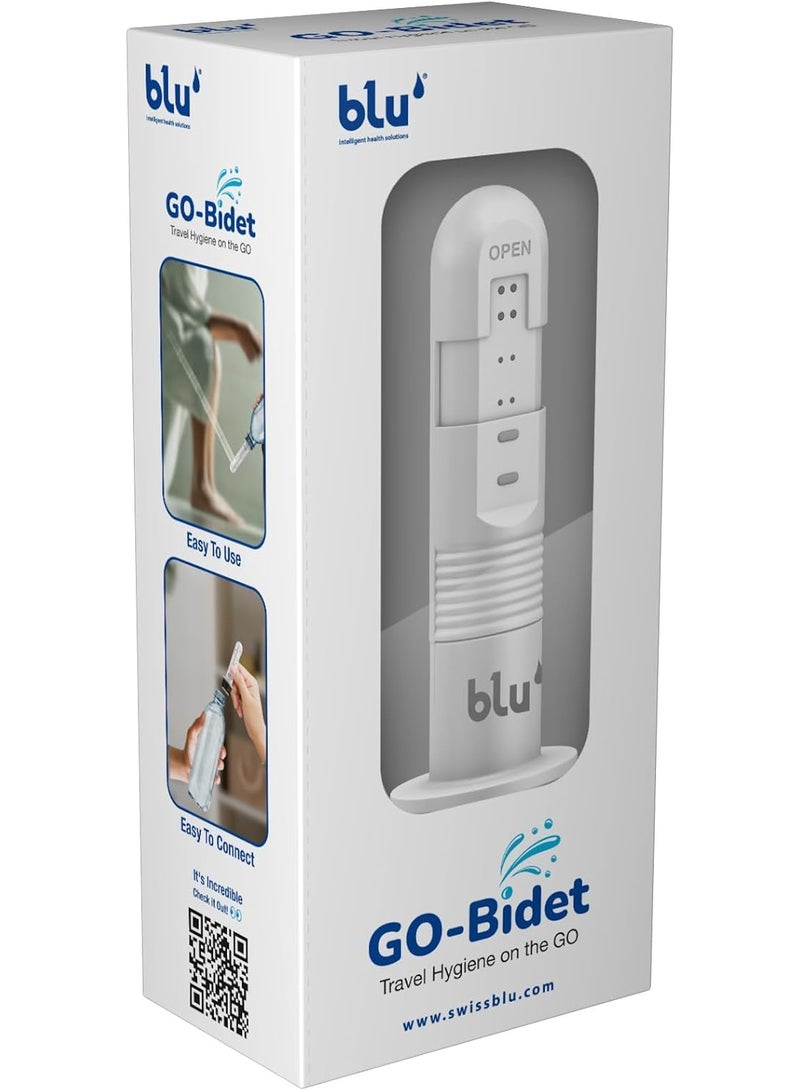 Blu GO Bidet – High Pressure Handheld Travel Bidet – Compact Water Jet for Personal Hygiene, Gentle Care for Women, Men. Your Shattaf for on the Go. Stay fresh & Feel Confident Wherever Life Takes You - Image 3