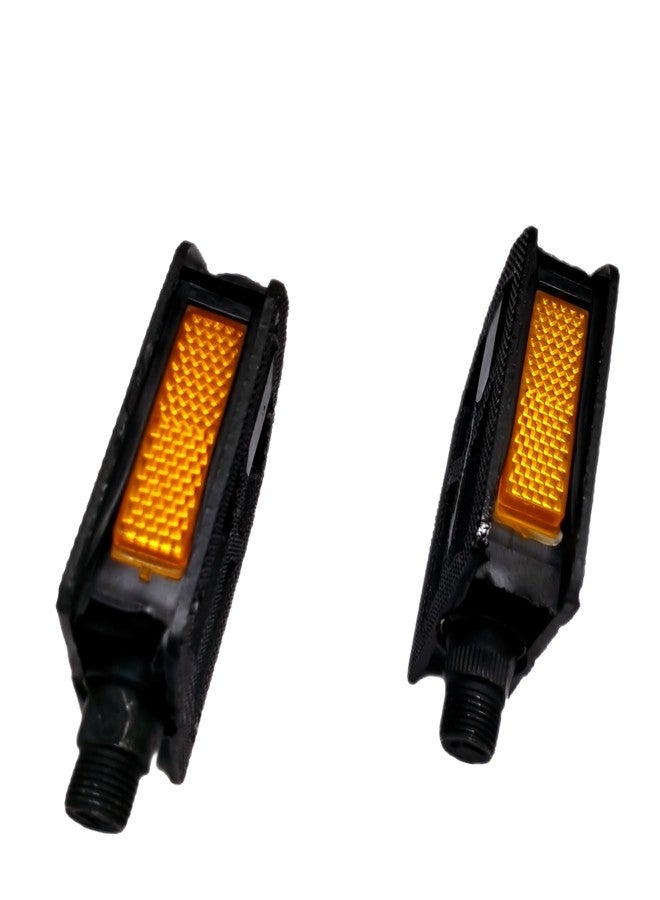 CYIDER Durable Black Pedal Pair for 24T,26T.29T Cycles | Sturdy & Anti-Slip | L & R Labeled Spindles - Image 5