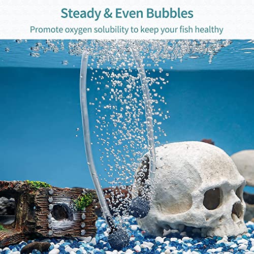 DESPACITO 10pcs Aquarium air Stones for Fish Tank,air Bubble Items,Bubble Diffuser Aquarium air Stone Bubble(Random Color) - Image 5